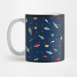 Space Pattern - Blue Mug